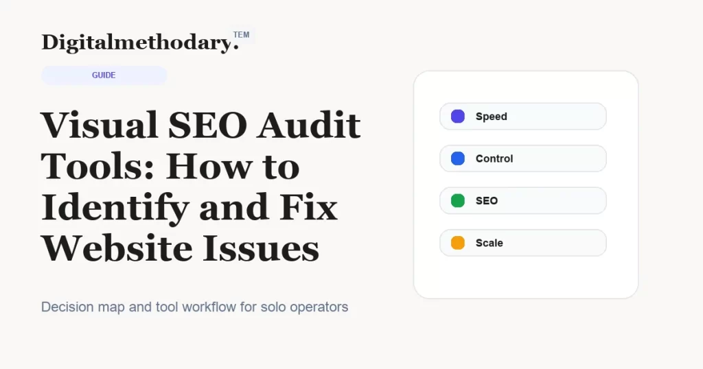 Visual SEO Audit Tools: How to Identify and Fix Website Issues Faster cover for software decision guide