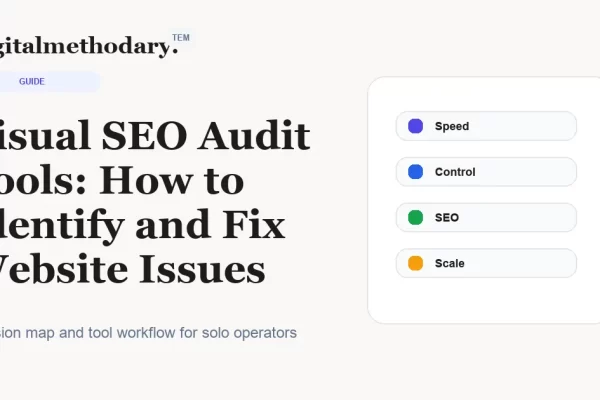 Visual Seo Audit Tools How To Identify And Fix Website Issues Faster Cover 600x400