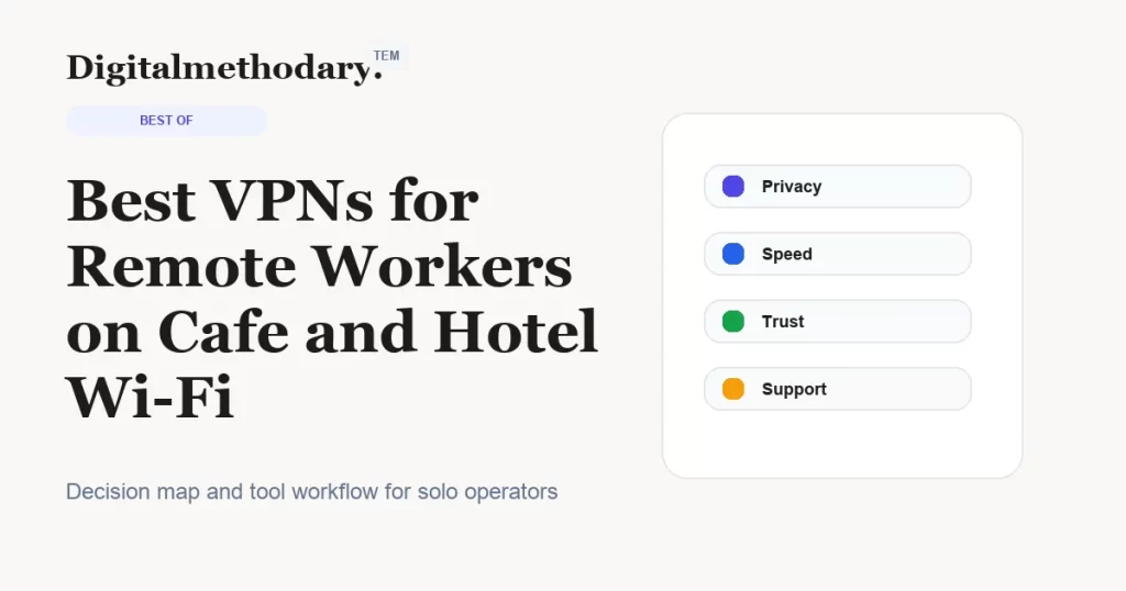 Best VPNs for Remote Workers on Cafe and Hotel Wi-Fi cover for software decision guide