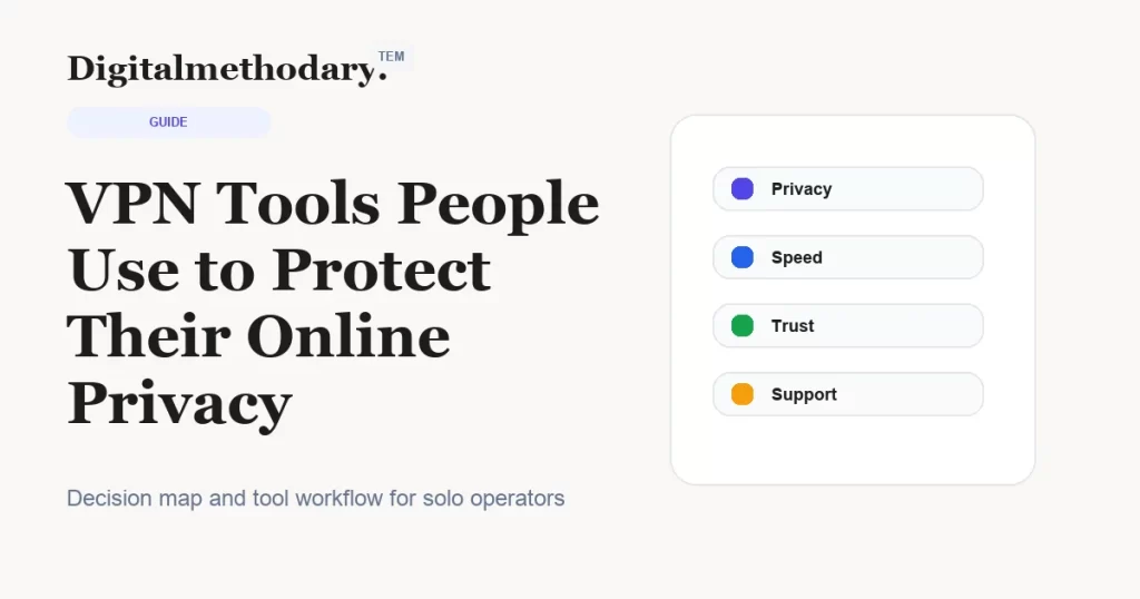 VPN Tools People Use to Protect Their Online Privacy cover for software decision guide