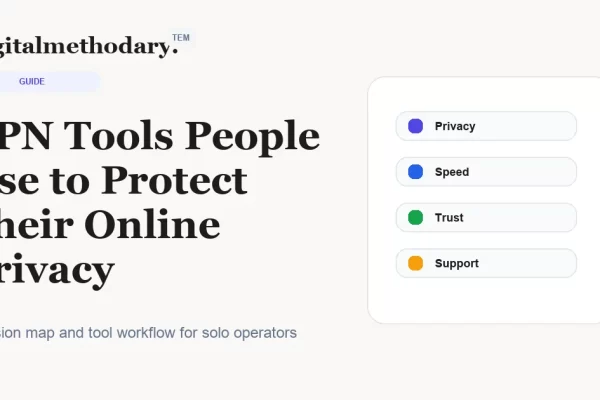 VPN Tools People Use to Protect Their Online Privacy cover for software decision guide