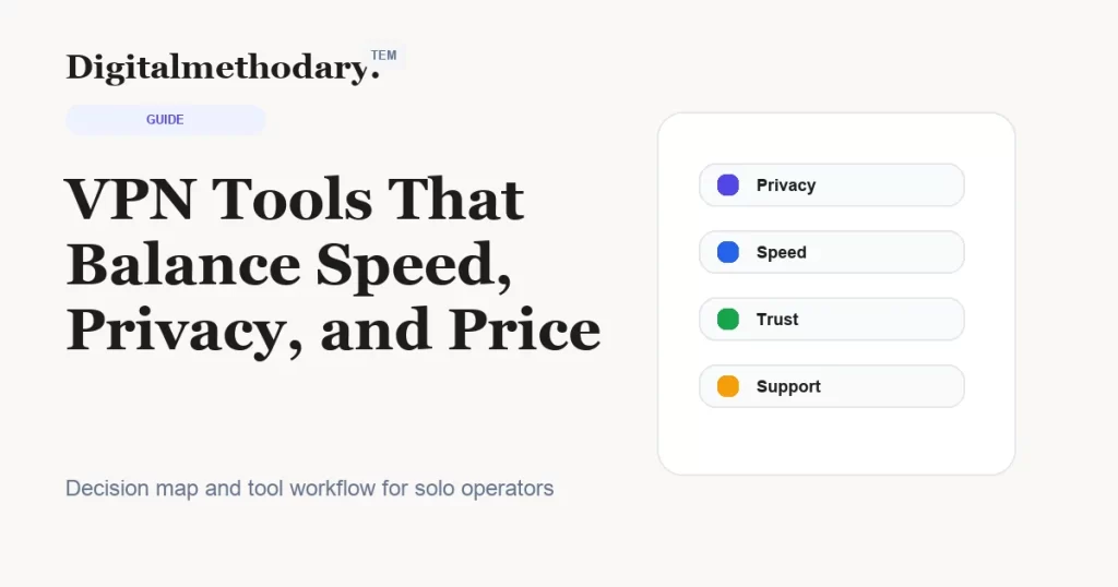 VPN Tools That Balance Speed, Privacy, and Price cover for software decision guide