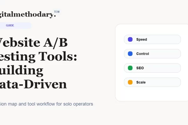 Website A B Testing Tools Building Data Driven Optimization Experiments Cover 600x400