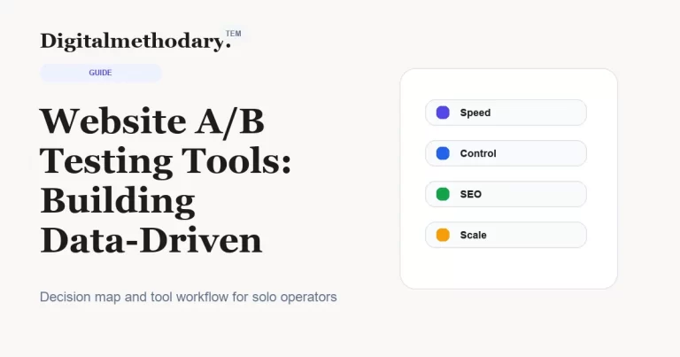 Website A/B Testing Tools: Building Data-Driven Optimization Experiments