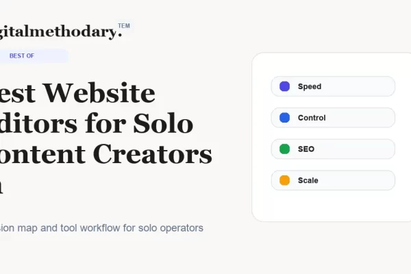 Website Editors For Content Creators Comparing Flexibility Control And Collaboration Cover 600x400