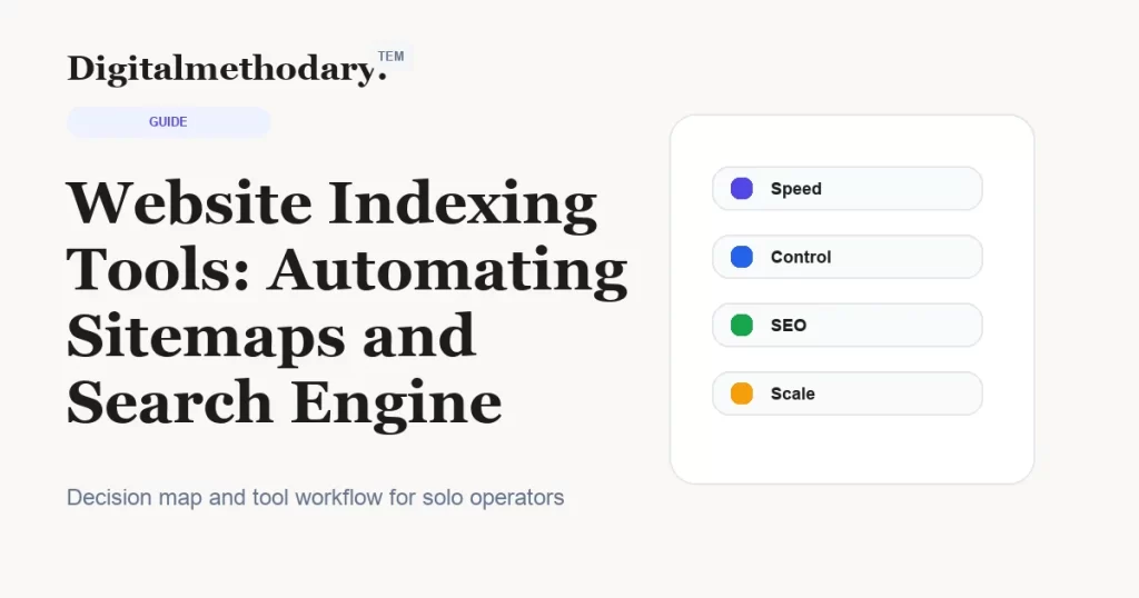 Website Indexing Tools: Automating Sitemaps and Search Engine Submissions cover for software decision guide