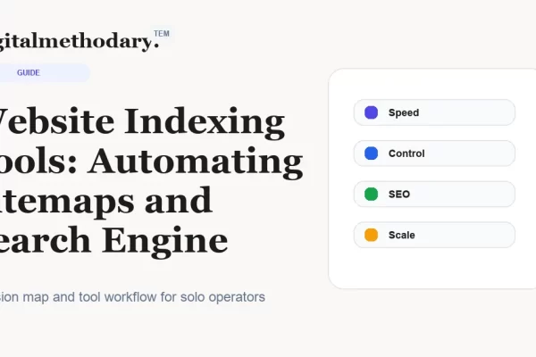 Website Indexing Tools Automating Sitemaps And Search Engine Submissions Cover 600x400