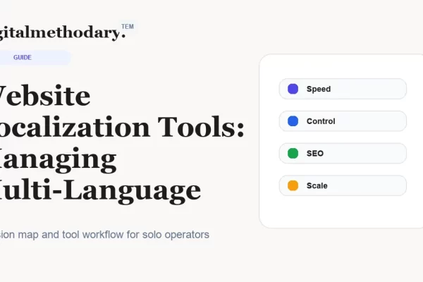 Website Localization Tools Managing Multi Language Content At Scale Cover 600x400