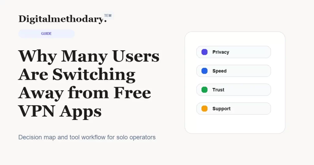 Why Many Users Are Switching Away from Free VPN Apps cover for software decision guide