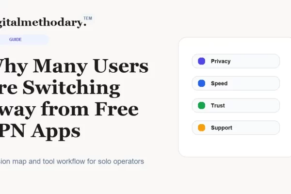Why Many Users Are Switching Away from Free VPN Apps cover for software decision guide
